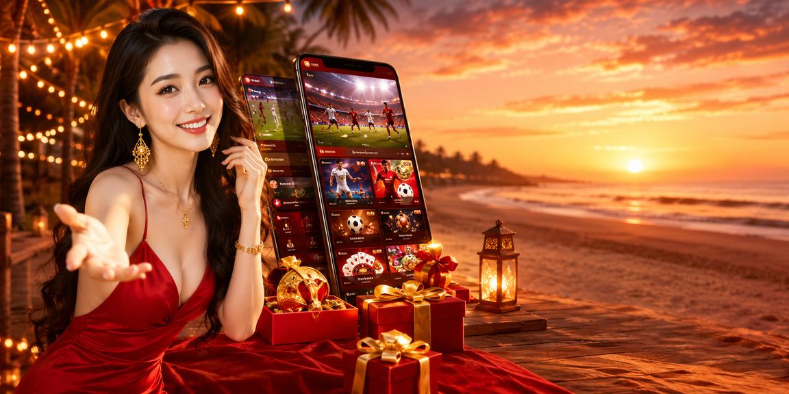Quang cảnh bãi biển Mũi Né cùng hoạt động cá cược thể thao di động